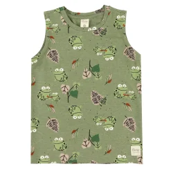 Kids/BOY Camp by Birdz Frog Tank top 2-8y