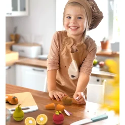 Kids Speedy Monkey Fruits & Vegetables Cutting Playset