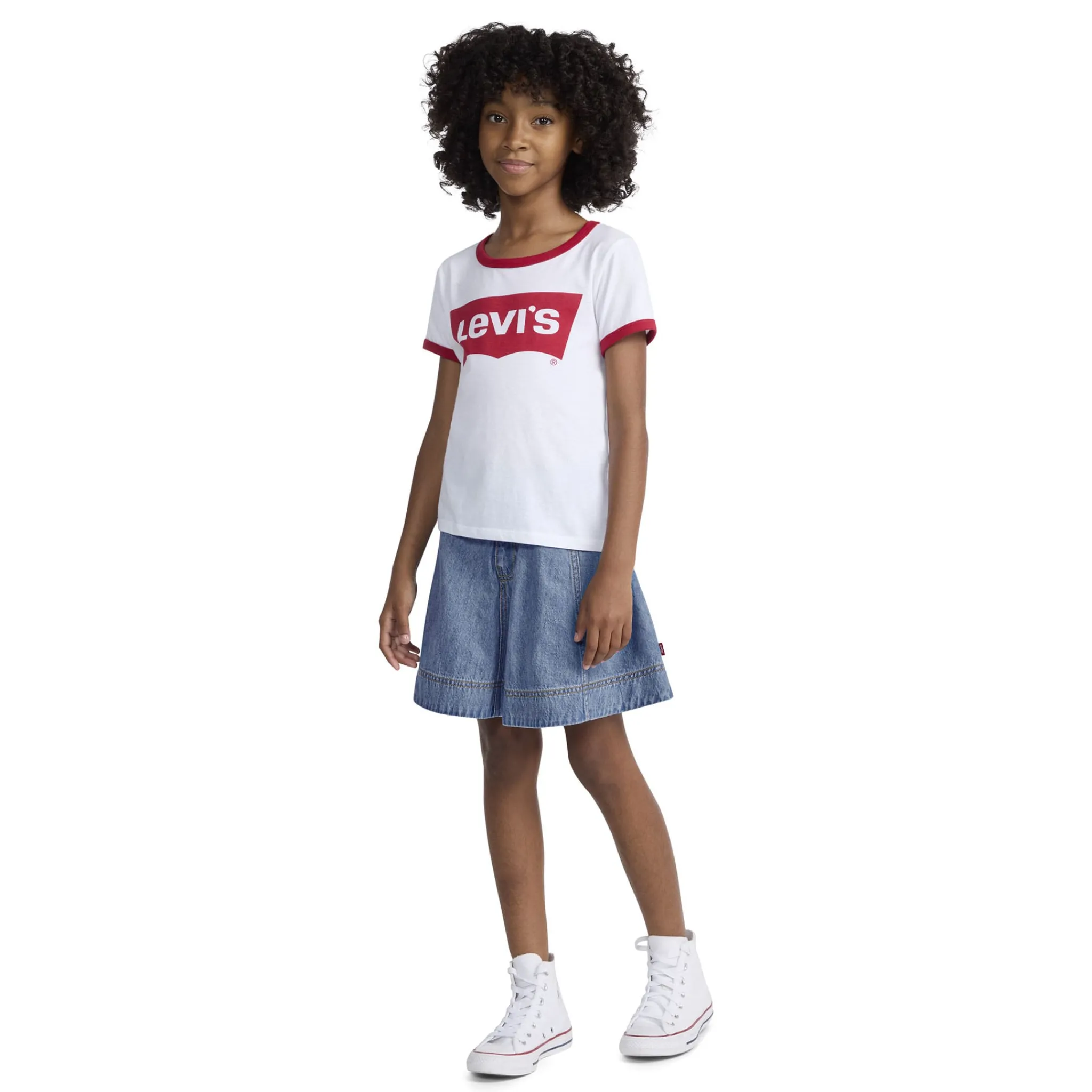 Kids Levis Full A-line Skirt 7-16