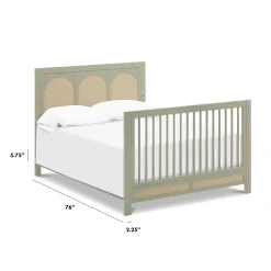 Million Dollar Baby Full Size Bed Conversion Kit - Sage