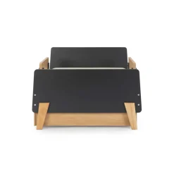 Dadada Baby Fun Twin Bed - Graphite/Red Oak (2 Boxes)