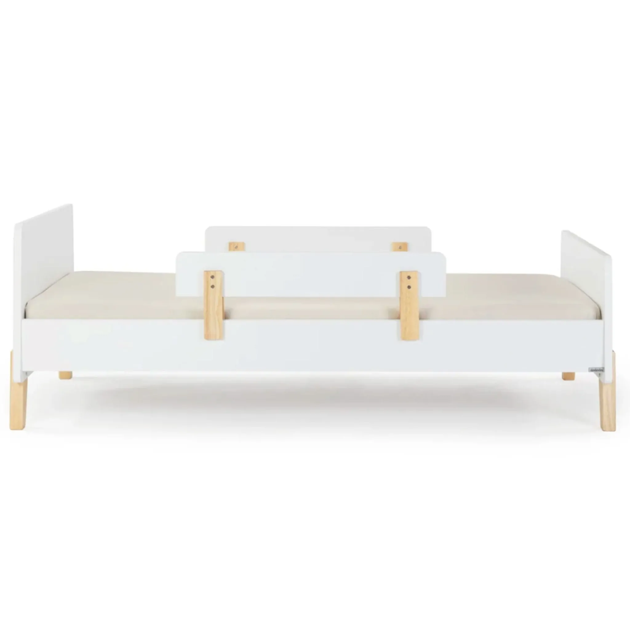Dadada Baby Twin, Full & Queen Beds>Fun Twin Bed - White/Natural (2 Boxes)