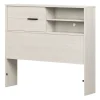 South Shore Fynn Twin Headboard with Storage - Winter Oak