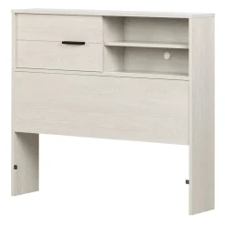 South Shore Fynn Twin Headboard with Storage - Winter Oak