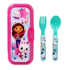 Kids Danawares Breastfeeding|Tableware>Gabby's Dollhouse - Travel Cutlery