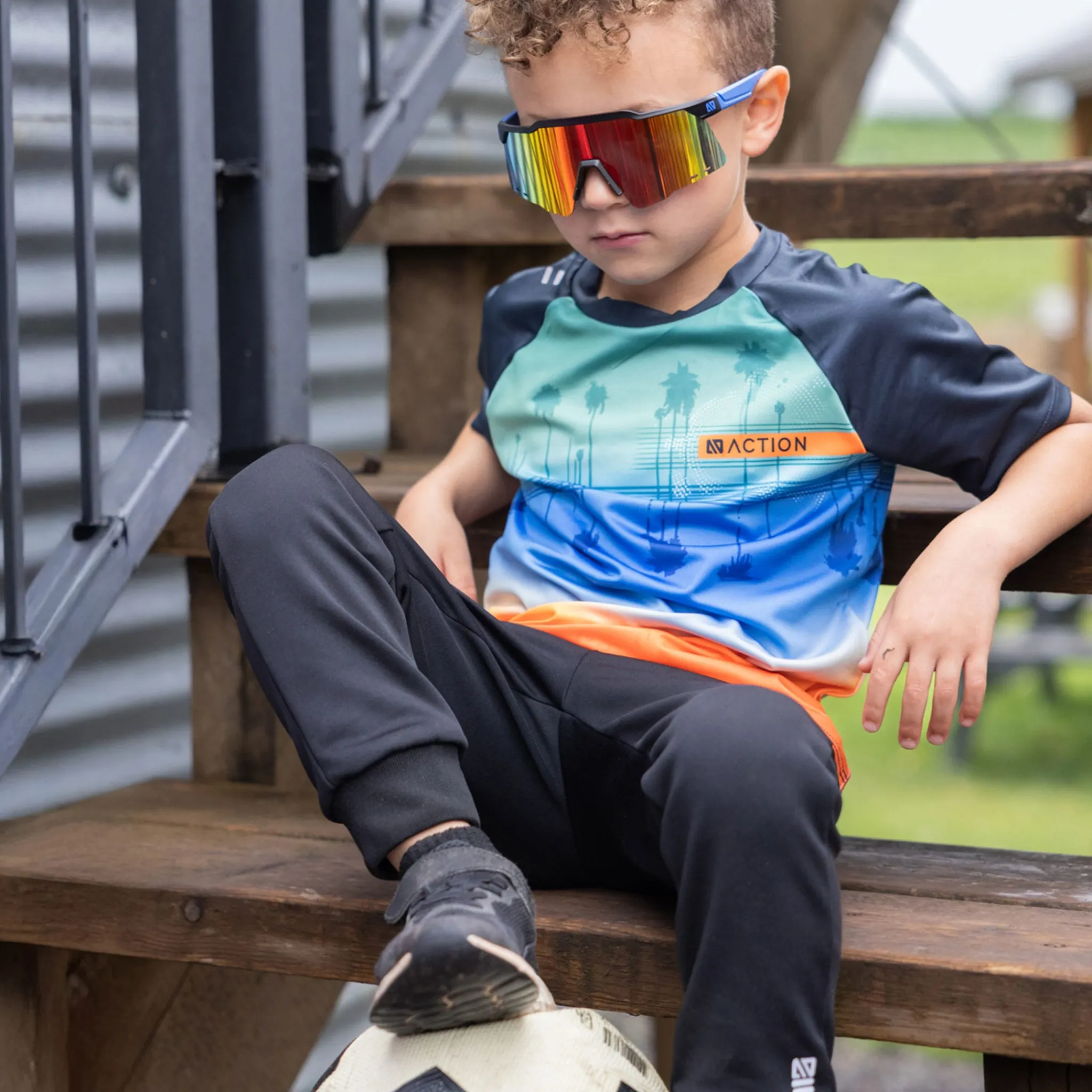 Kids/BOY Nano Sportswear|Tops>Game Raglan T-shirt 4-12