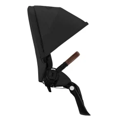Kids Cybex Strollers|Strollers & Trailers>Gazelle S Second Seat – Moon Black with Brown Bumper Bar