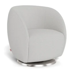 Monte Gliders & Rocking Chairs|Gliders & Rocking Chairs>Gem Rocking and Swivel Glider - Fog Grey / Steel