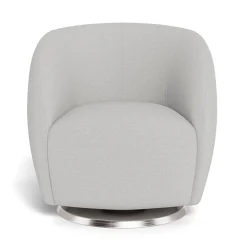 Monte Gliders & Rocking Chairs|Gliders & Rocking Chairs>Gem Rocking and Swivel Glider - Fog Grey / Steel
