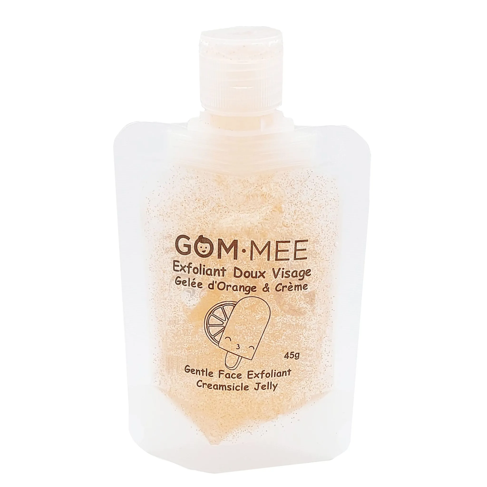Kids Gom-mee Gentle Facial Exfoliator Orange Jelly & Cream 45G