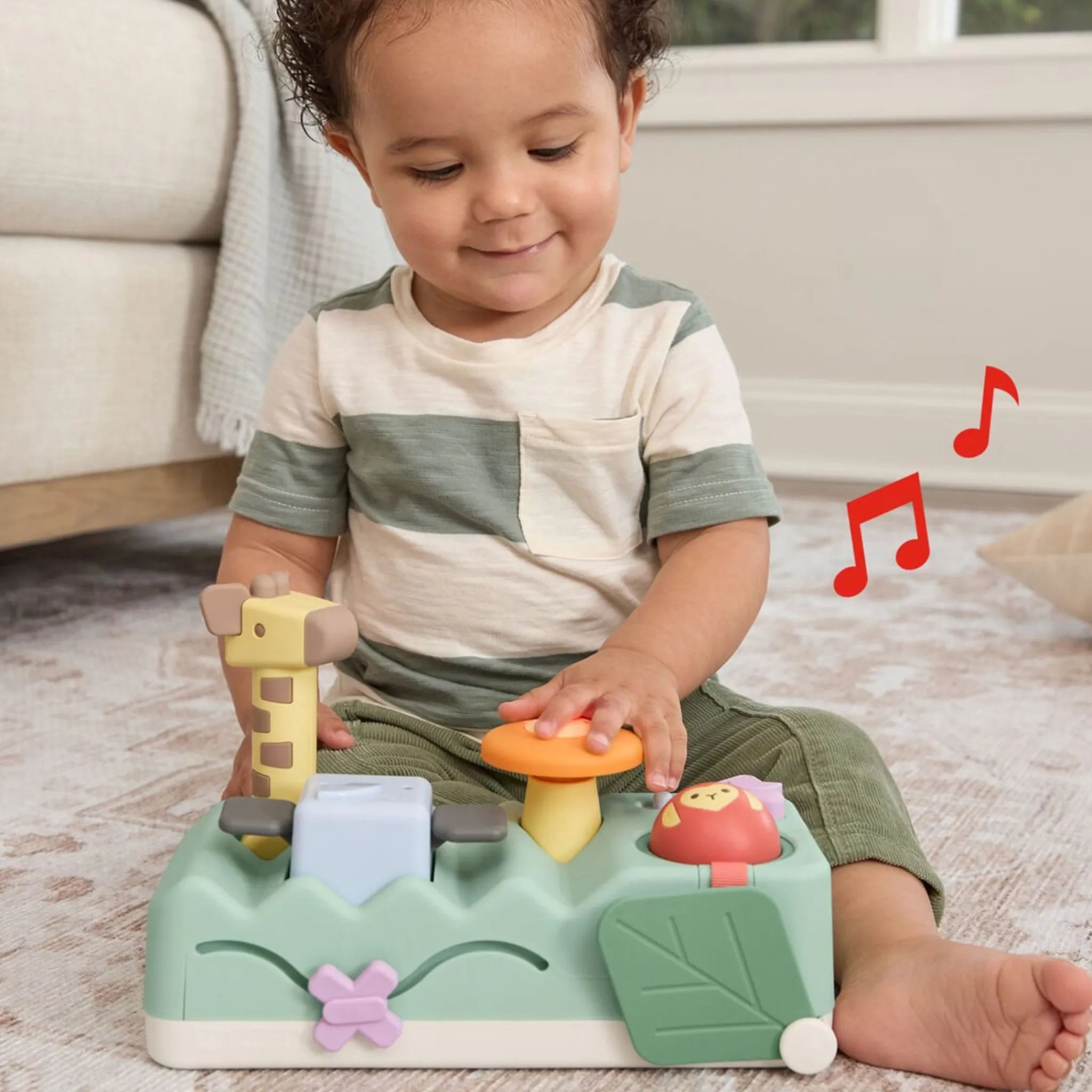 Skip Hop Developmental Toys>Geometric Wonders Musical Pounding Bench