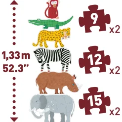 Kids Djeco Giant puzzle / Henri & friends