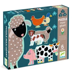 Kids Djeco Puzzles>Giant Puzzle / Honoré and friends