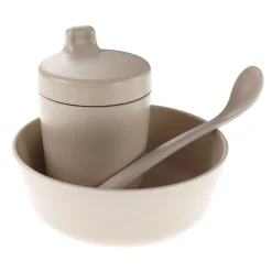 Kids Cink Tableware|Plates & Placemats>GiftBox Baby Bamboo Set -Fog