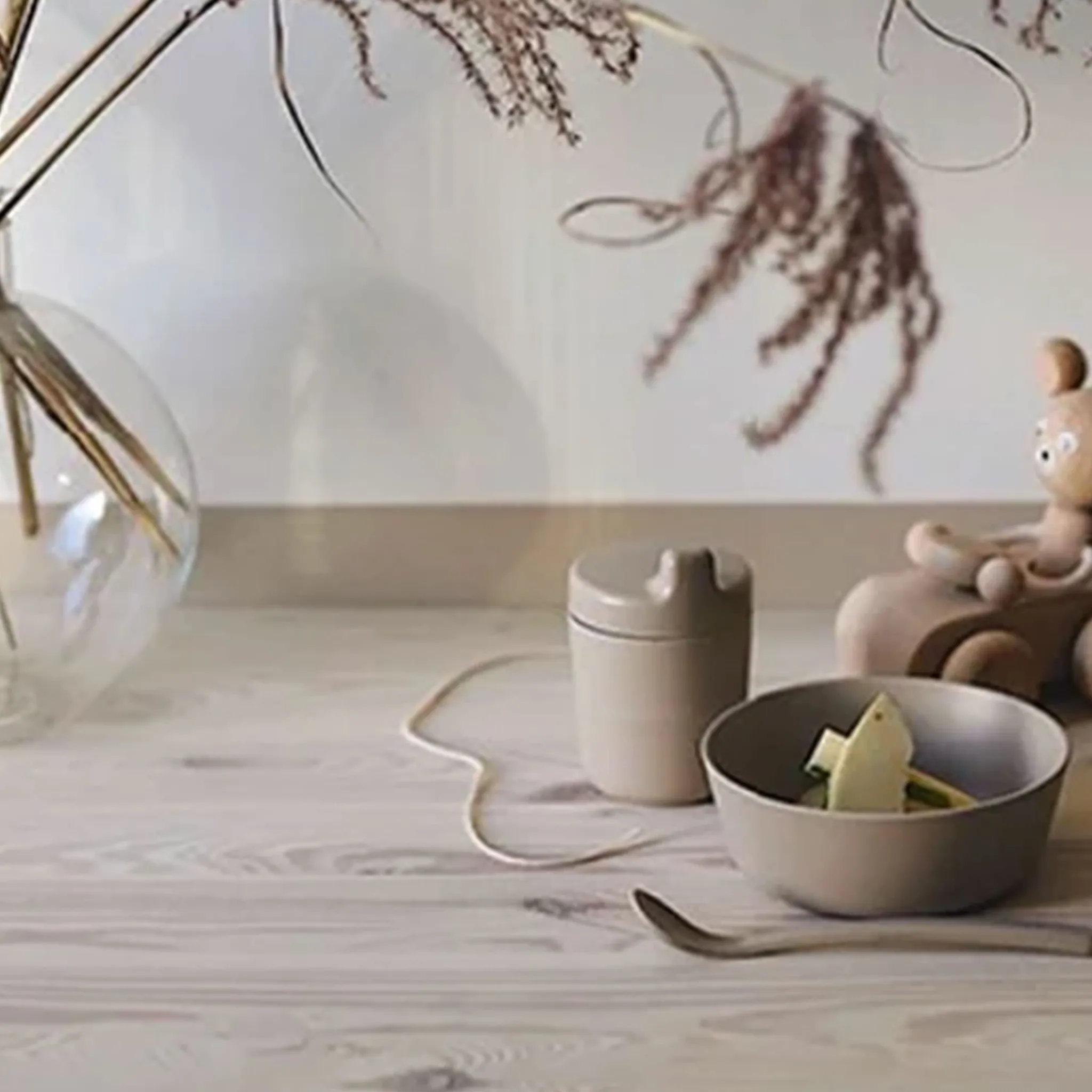 Kids Cink Tableware|Plates & Placemats>GiftBox Baby Bamboo Set -Fog