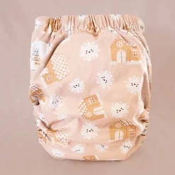 BOY La Petite Ourse Gingerbread Cloth Diaper