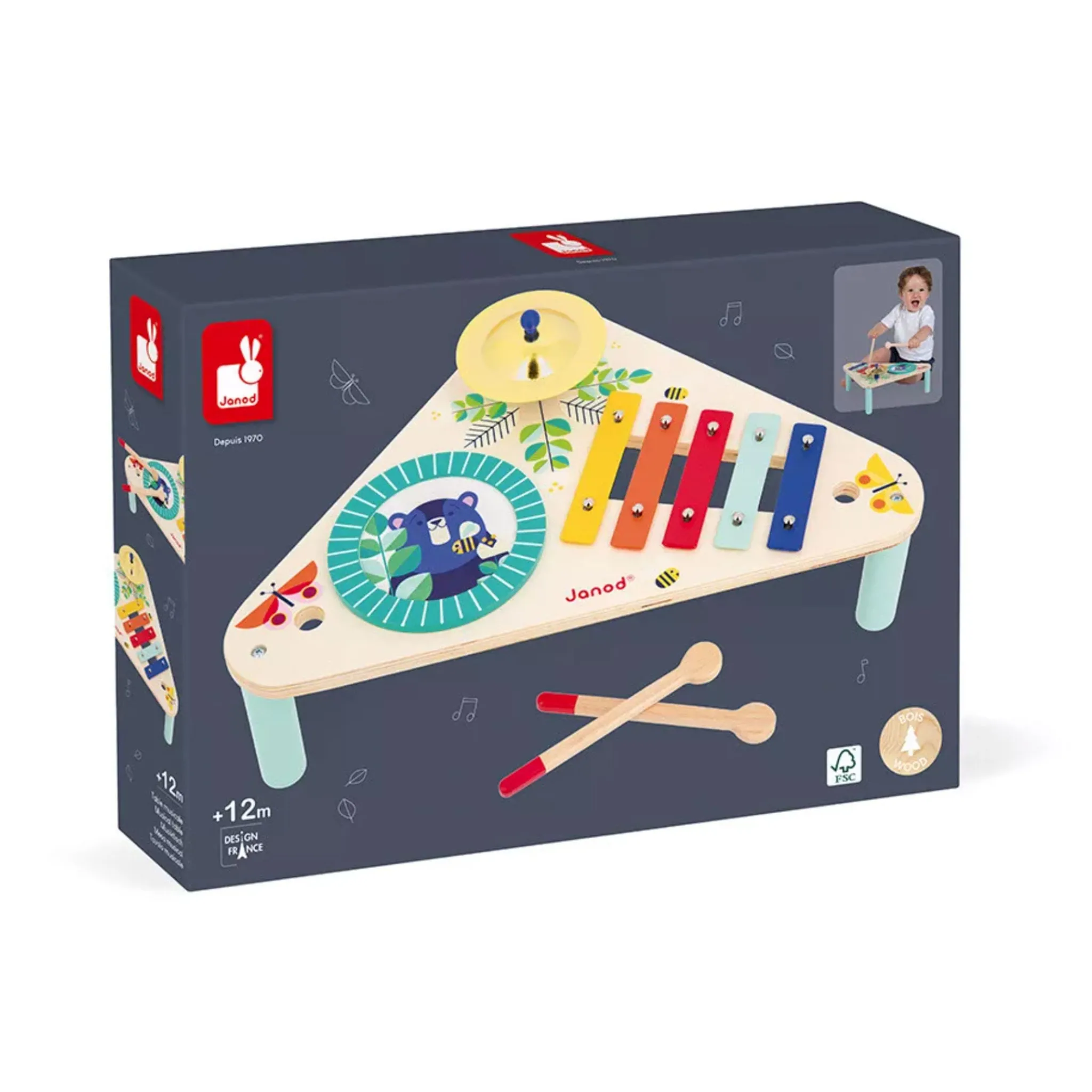 Kids Janod Musical Toys>Gioia Musical Table