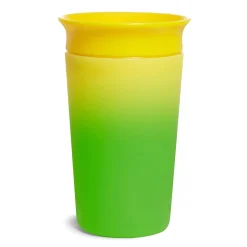 Kids Munchkin Tableware|Plates & Placemats>Glass 360 9oz - Yellow Magic