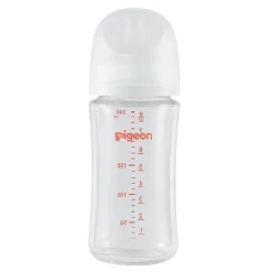 Pigeon Breastfeeding|Bottles & Nipples>Glass Bottle 8oz With M Nipple