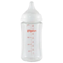 Pigeon Breastfeeding|Bottles & Nipples>Glass Bottle 8oz With M Nipple
