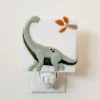 Kids Veille sur Toi Glass Nightlight - Dinos