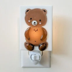 Kids Veille sur Toi Glass Nightlight-Ourson