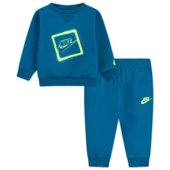 BOY Nike Outfit Sets>Glow With Me Crew Set 12-24m