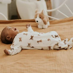 BOY Firsts par Petit Lem Golf Dogs Pajamas 0-12m