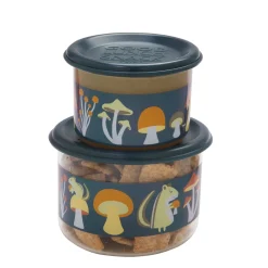Kids Sugarbooger Good Lunch® Snack Containers 2 Pieces - Mostly Mushroom