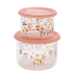 Kids Sugarbooger Snack Bags & Containers|Tableware>Good Lunch® Snack Containers 2 Pieces - Lily The Lamb
