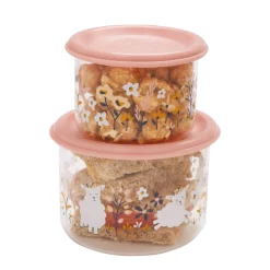 Kids Sugarbooger Snack Bags & Containers|Tableware>Good Lunch® Snack Containers 2 Pieces - Lily The Lamb