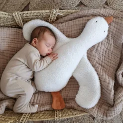 The Butter Flying Goose Soft Toy White