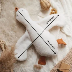 The Butter Flying Goose Soft Toy White
