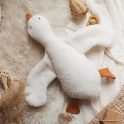 The Butter Flying Goose Soft Toy White
