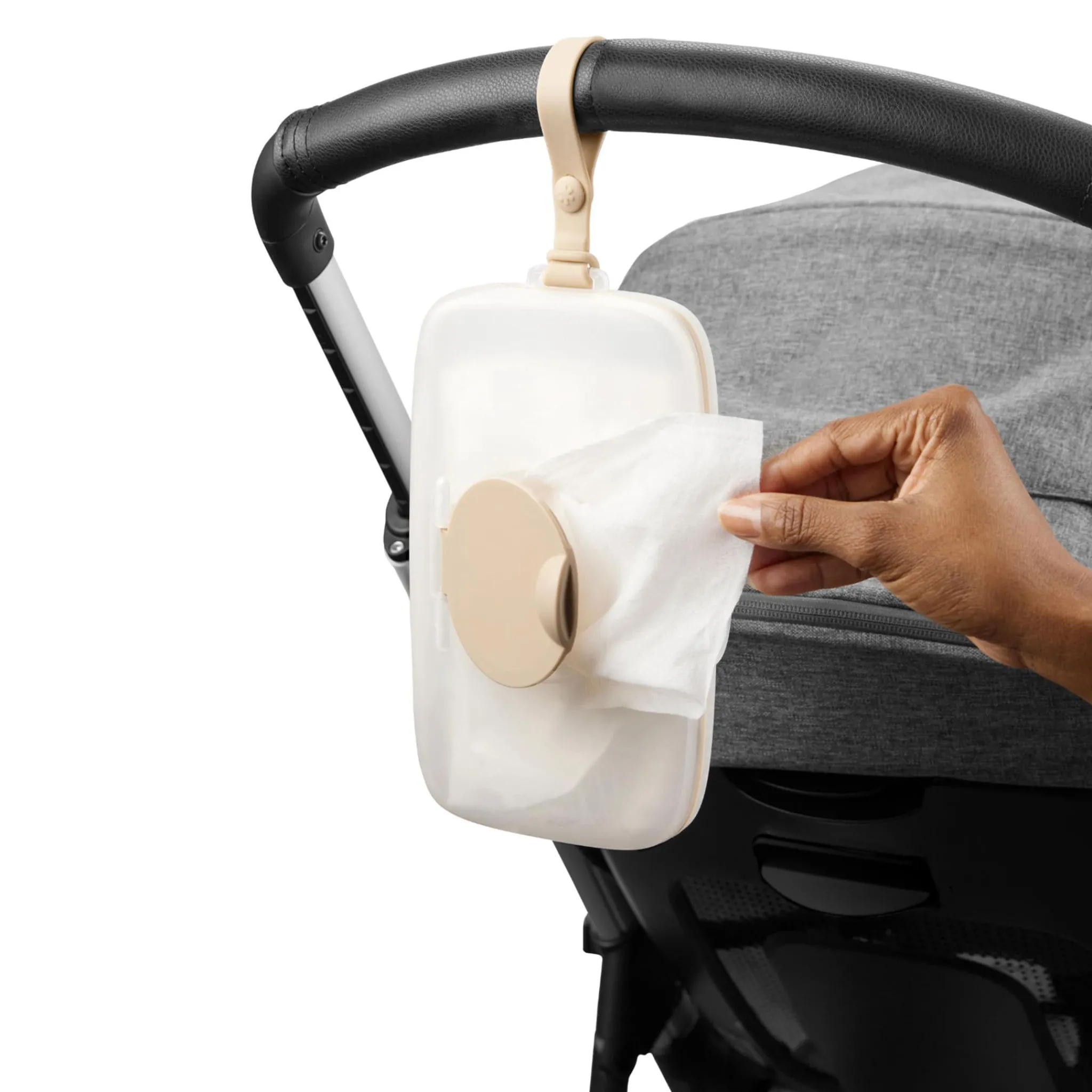 Kids Skip Hop Towels & Wipes|Towels & Wipes>Grab & Go Snug Seal Wipes Case - Oat