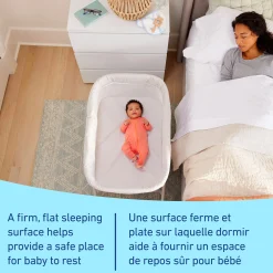 Graco Playards & Bassinets|Playards & Bassinets>DreamMore Bedside Bassinet - Willow