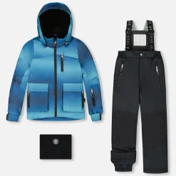 Kids/BOY Deux par Deux Outerwear|Snowsuits>Gradient 2pces Snowsuits 2-6