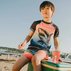 Kids/BOY Deux par Deux Swimsuits>Gradient Swim Short 7-12