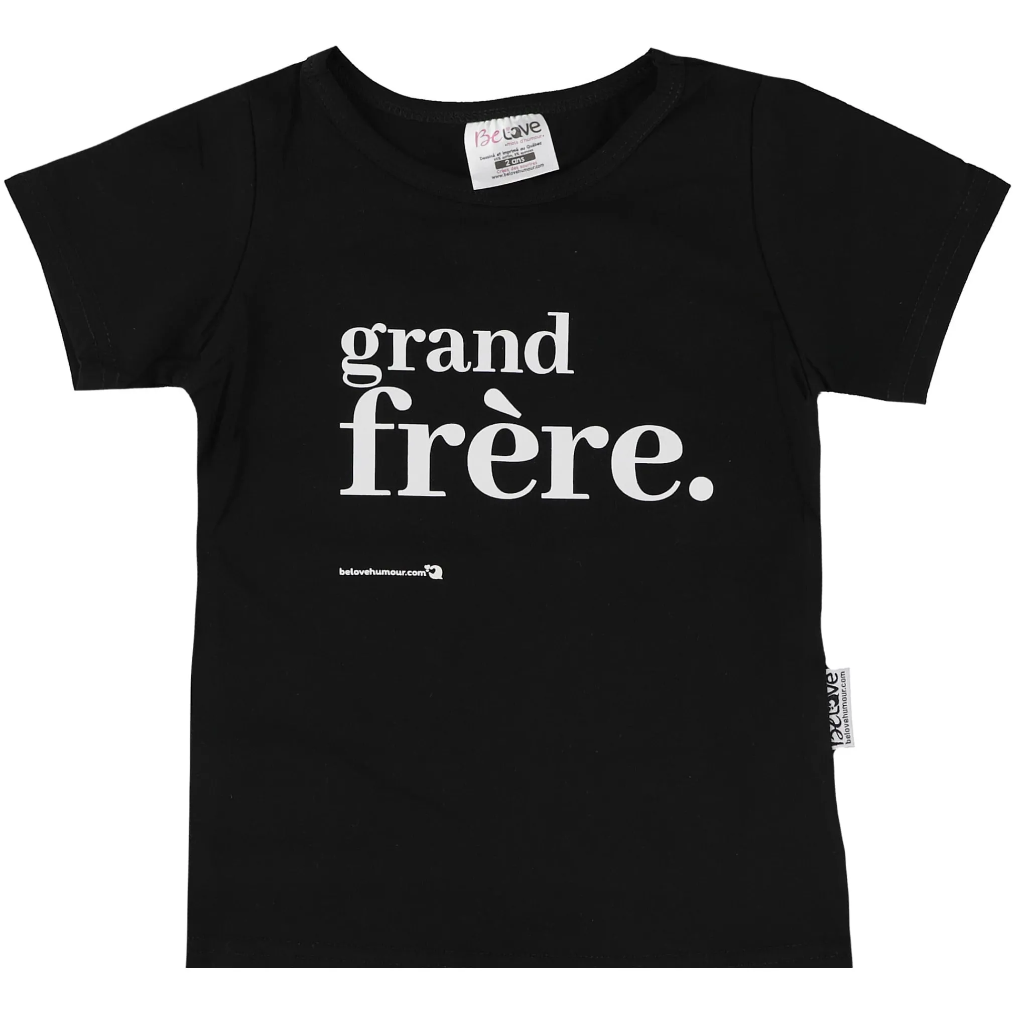 BOY Bedaine Love Tops>Grand Frère T-shirt 12-18m