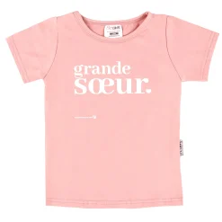 Bedaine Love Tops>Grande Soeur T-shirt 12-18m