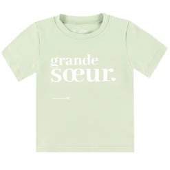 Bedaine Love Tops>Grande Soeur T-shirt 12-18m