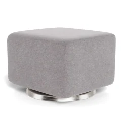 Monte Gliders & Rocking Chairs|Gliders & Rocking Chairs>Grano Ottoman - Pebble Grey / Steel