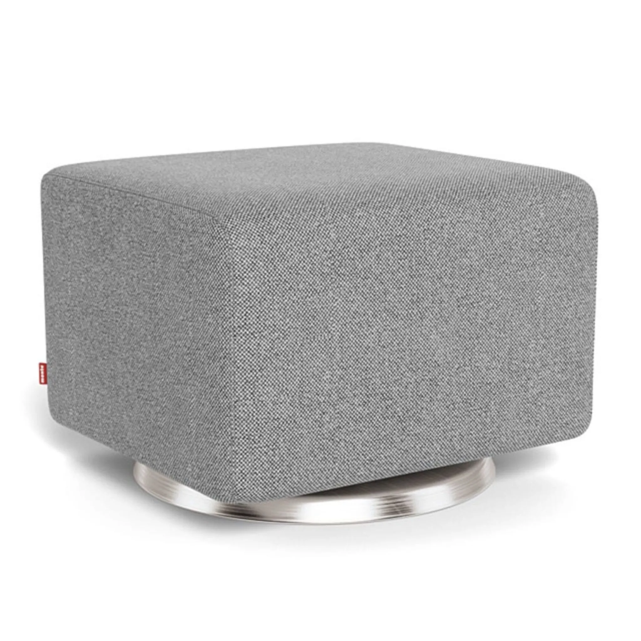 Monte Grano Ottoman - Pepper Grey / Steel