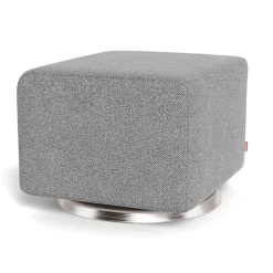 Monte Grano Ottoman - Pepper Grey / Steel