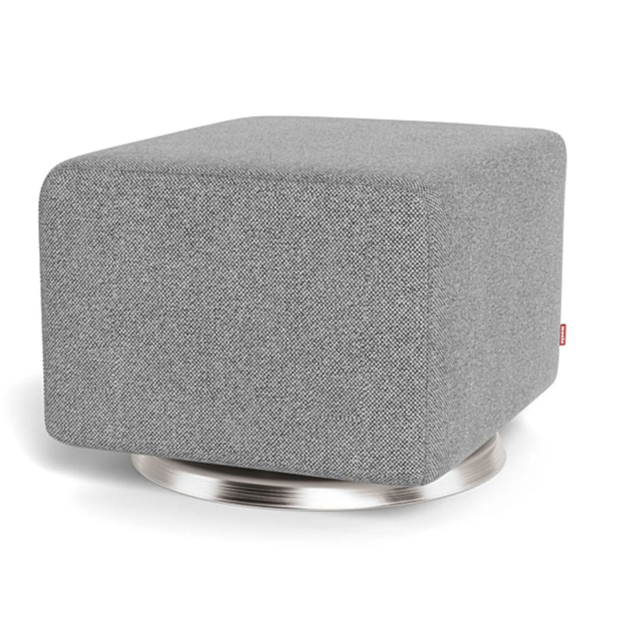 Monte Grano Ottoman - Pepper Grey / Steel