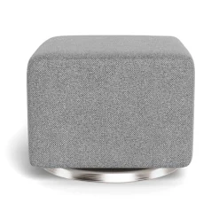 Monte Grano Ottoman - Pepper Grey / Steel