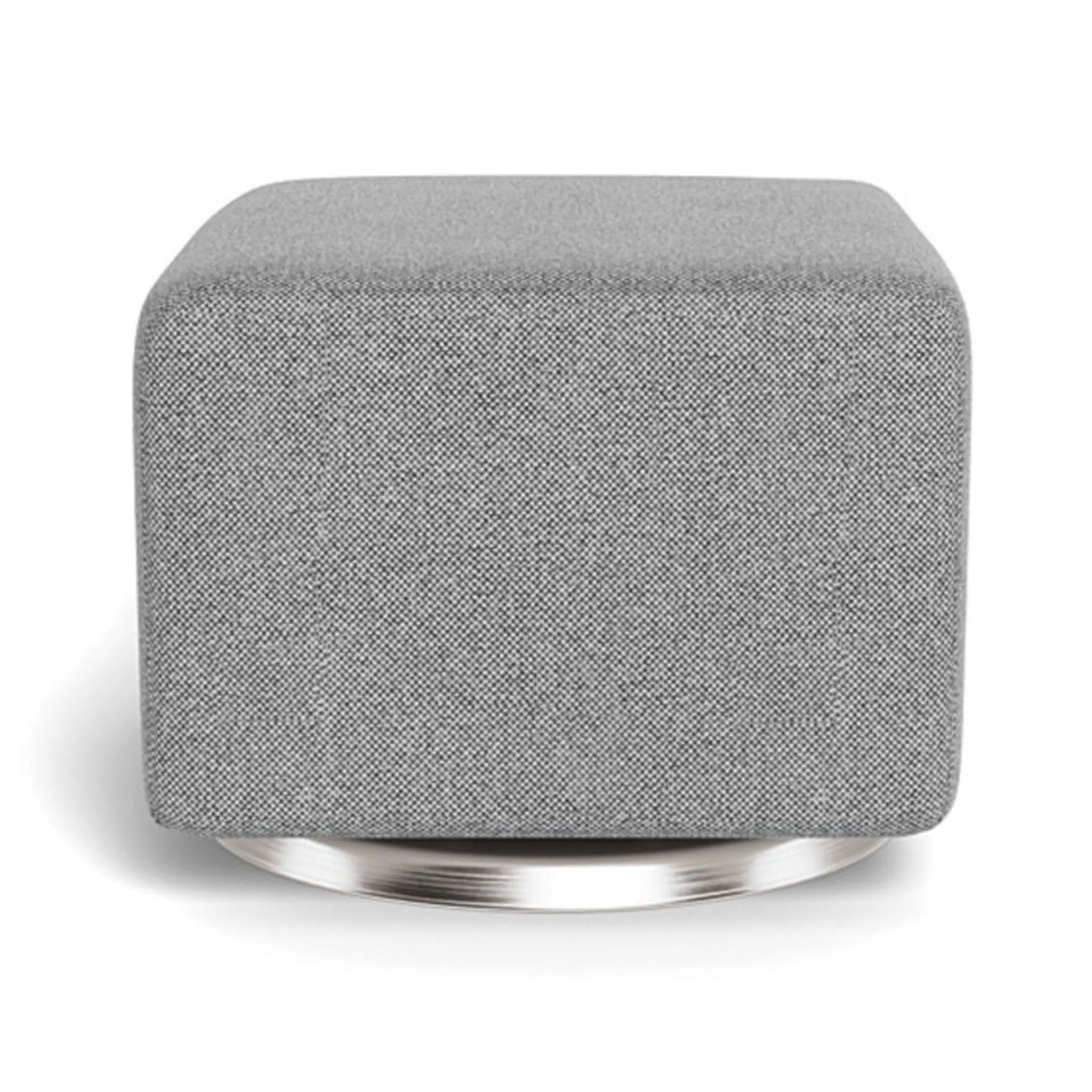 Monte Grano Ottoman - Pepper Grey / Steel