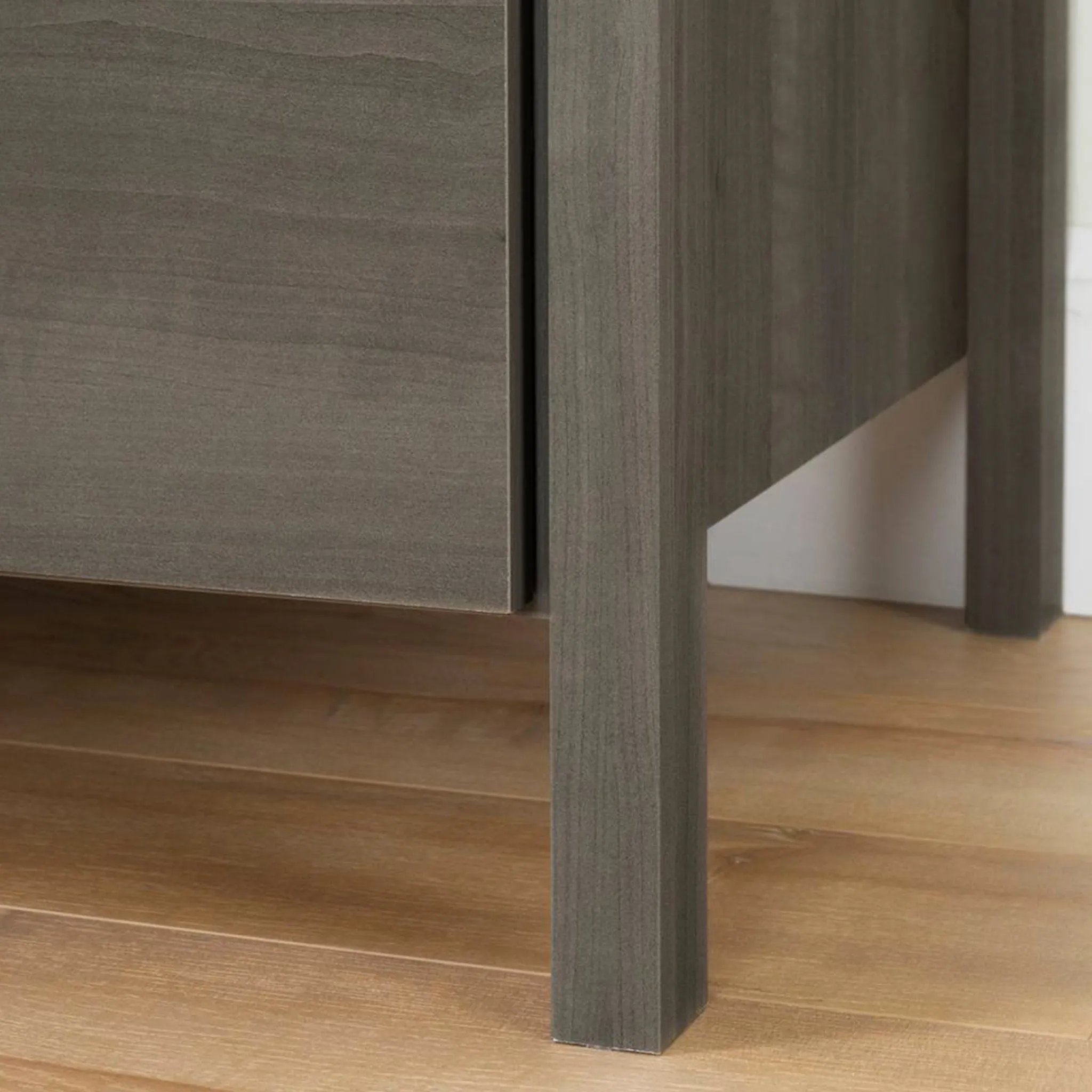 South Shore Nightstands>Gravity 2-Drawer Nightstand with Storage - Gray Maple
