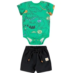 BOY Up Baby Dinos 2 Piece Set 3-18m