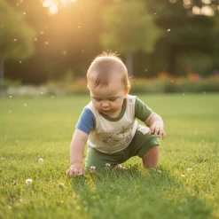 BOY Camp by Birdz Green Evolutive Short 3-24m